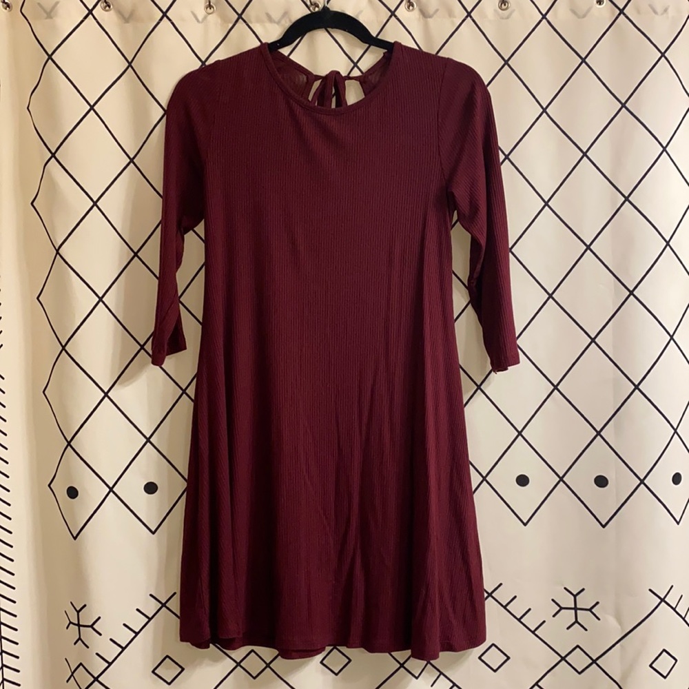 Maroon/burgundy dress